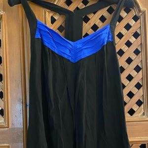 Black and blue shirt